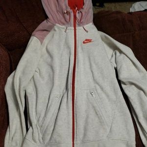 NIKE zip up sweater Sz S